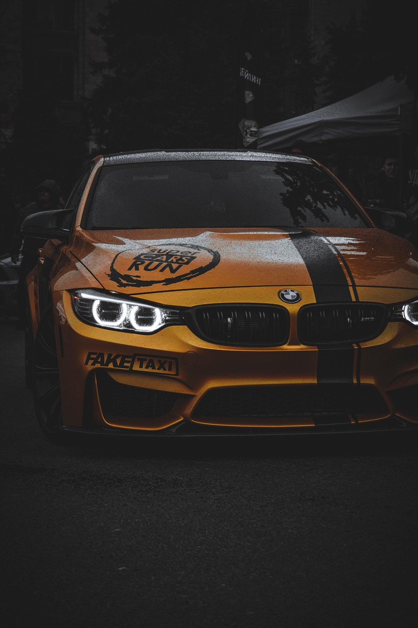 bmw, car, headlights, auto, car wallpapers, automobile, automotive, vehicle, sports car, road, street